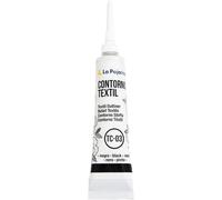 Pintura LA PAJARITA Contorno Textil 20 ml. Negro