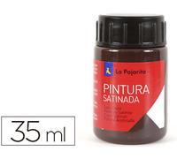 Pintura Satinada LA PAJARITA Bote 35 ml. L-10 Marrón
