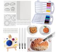 Pintura Mágica 3D para Niños, Kit de Pintura con Textura de Espuma 3D, con 22 Hojas de Espuma Texturizada, 12 Rotuladores de Colores, 3 Pinceles de Agua, 20 Cadenas de Cuentas y 1 Mini Caballete