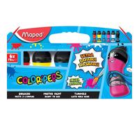 Pintura Maped Color'Peps Ultra Lavable 6 Colores Surtidos 75 ml