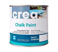 Pintura Mate al Agua para Crear Efectos Vintage o Envejecidos. Chalk Paint 500ml Gama Crea (Verde Pastel)