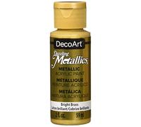 Pintura Metalizada acrílica Dazzling Metallics, 60 ml, Brillante, para Papel, Multicolor, Juego de 6 Unidades, de Decoart