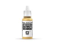 Createx Vallejo Pintura acrílica Model Color Amarillo (Sand Yellow) 18 ml Mate Autonivelante BSL