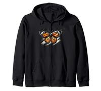 Pintura Monarca Mariposa Zoológico Viaje de un día Mujeres Niñas Niños Sudadera con Capucha