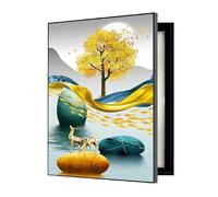 Pintura Mural Cajas Distribución Caja Medidor Eléctrico Pintura Decorativa Vertical Tapa Caja Fusibles Armario Sala de Estar(A,45x55cm)