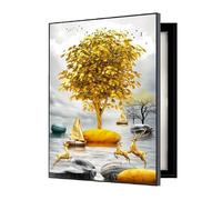 Pintura Mural Cajas Distribución Caja Medidor Eléctrico Pintura Decorativa Vertical Tapa Caja Fusibles Armario Sala de Estar(B,40x50cm)