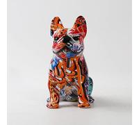 Pintura nórdica, arte graffiti, bulldog, perro, resina creativa, manualidades, decoración del hogar, gabinete de vino, decoración de oficina, regalo de manualidades de resina (RE) (RA)