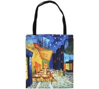 Pintura Óleo Van Gogh Canvas Bolsas para Mujeres Bolso De Hombro Casual Bolso De Compras Multipropósito De Compras Reutilizables para Aire Libre