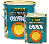 Titan Pintura Oxiron Liso Satinado Gris Acero 750 ml