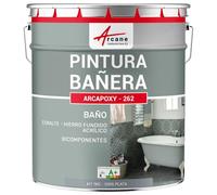 Pintura para bañera y lavabo, a base de resina epoxi - ARCAPOXY - 262-1 kg (hasta 3 m² en 2 capas) Gris Plata - RAL 7001 - ARCANE INDUSTRIES