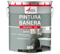 Pintura para bañera y lavabo, a base de resina epoxi - ARCAPOXY - 262-1 kg (hasta 3 m² en 2 capas) Negro intenso RAL 9005 - ARCANE INDUSTRIES