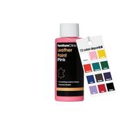 Pintura para cuero de Furniture Clinic - para pintar todos los cueros: calzado, bolsos, ropa, etc. Flexible y duradera (Rosa, 50ml)