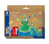 Pintura para dedos Staedtler Noris Junior (6 botes)