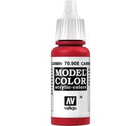Vallejo Model Color Pintura Acrílica, Rojo (Carmine Red), 17 ml
