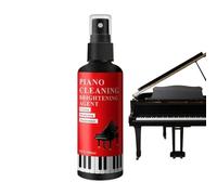 Pintura para piano, 100 ml, controlador de piano completo, limpieza, removedor de huellas dactilares, pulidor de llaves, acondicionador de superficie, controlador, instrumentos musicales