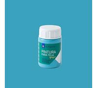 Pintura para Tela Opaque To-19 Turquesa 35ML La Pajarita, Pintura de aplicación directa sobre tela