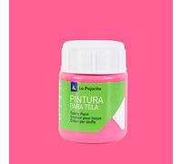 Pintura para Tela T-08 Magenta 25ML La Pajarita, Pintura de aplicación directa sobre tela