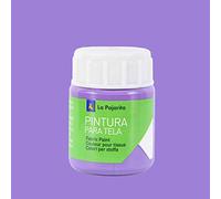 Pintura para Tela T-13 Lila 25ML La Pajarita, Pintura de aplicación directa sobre tela