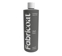 Pintura para telas Fabricoat - Restaura o cambia el color de cualquier tela - Pinta directamente sobre la tela - Transforma cualquier cosa - Sofás, pantallas de lámparas (500 ml, gris oscuro)
