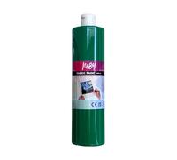 Pintura para textiles 500 ml - Pintura textil para telas claras, resistente a la lavadora y fija con plancha (Verde)