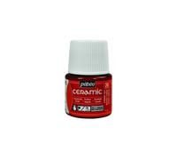 Pintura - Pébéo - Cerámica rojo cereza - 45ml - Brillante - Adulto