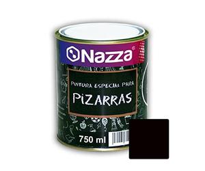 Pintura Pizarra Negra Nazza - Convierte tu pared o cualquier otra superficie en una pizarra de fácil borrado y lavado - Envase de 750 ml.
