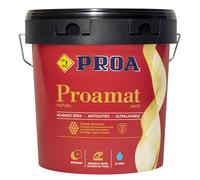 PINTURA PLÁSTICA INTERIOR MATE ANTIVERDIN. PROAMAT