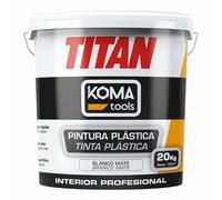 Koma Tools Pintura plástica Titan Blanco 20 kg - Marca EAN: 8425998253016
