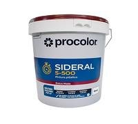 Pintura plastica Procolor Sideral S-500 blanco mate 15 lt