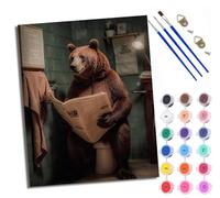 Pintura por números adulta pintada a mano kits de lienzo para principiantes Sumérgete en un mar de rosas pintura por números pintura por números para decoración del hogar sin marco (40 x 50 cm)