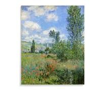 Pintura Por Numeros Adultos Cuadros Famosos 40X50Cm Monet - Lane In The Poppy Fields Ile Saint Martin - Kit Para Pintar Por Numeros Niños Cuadros Con Lienzo,C19