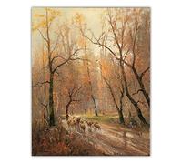 Pintura por números para adultos, Adolf Kaufmann, pastora que regresa a casa, kits de pintura para adultos, lienzo, regalos, manualidades, decoración del hogar