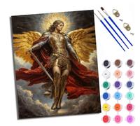 Pintura por Números para Adultos Alas Doradas Dios de la Guerra Pintura al óleo digital para adultos de Cuadro para Pintar por Números con Lienzo Con marco pintura al óleo de Adecuado para adultos