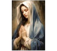 Pintura por números para adultos, Dios Jesús, Virgen María, cristianismo, kits de pintura por números sobre lienzo