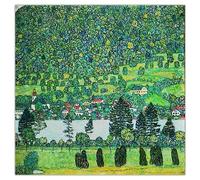 Pintura por números para adultos Gustav Klimt, pendiente de montaña en Unterach 1916, kits de pintura por números para adultos sobre lienzo
