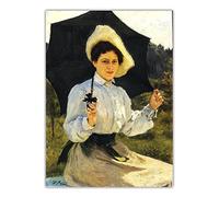 Pintura por números para adultos, Ilya Efimovich, Repin in The Sun, kits de pintura para adultos, lienzo, regalos, manualidades para decoración del hogar
