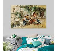 Pintura por números para adultos, Joaquín Sorolla, venta de melones, kit de arte en lienzo, pintura al óleo para principiantes