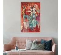 Pintura por números para adultos, Marc Chagall, Carmen, 1966, kits de pintura por números sobre lienzo