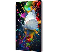 Pintura por Números para Adultos Mariposa Pintar por Numeros Niños Principiantes Color,DIY Kit de Pintura al óleo de Lienzo con Pinceles,Paint by Numbers Pigmento Acrílico,Mujer Regalo 30x60cm LE-128