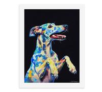Pintura por números, un colorido perro dálmata, kit de pintura digital para adultos, crea tu propia escena mágica, suministros de arte sin marco, 40 x 50 cm