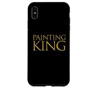 Pintura Rey Día del Padre Artista Papá Exterior House Pintores Carcasa para iPhone XS MAX