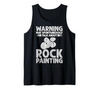 Pintura rupestre Arte de pintura de piedra divertida Camiseta sin Mangas