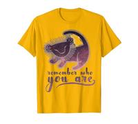 Pintura rupestre de Disney El Rey León: Recuerda quién eres Camiseta, Hombre, Dorado brillante, 3XL