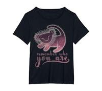 Pintura rupestre de Disney El Rey León: Recuerda quién eres Camiseta, Mujer tallas grandes, Negro, 5XL Grande