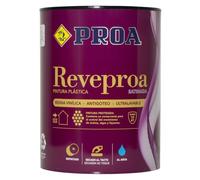 PROA Pintura satinada antihumedad. Blanco. 4 L.