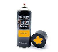Pintura Spray 400ml imprimacion para madera, metal, ceramica, plasticos/Pintura para todo tipo de cosas y superficies Radiadores, bicicleta, coche, plasticos, microondas, graffiti (Amarillo Medio)
