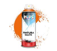 Pintura Spray 520cc para pintar todo tipo de super cies: madera, metal, cartón, tela, piedra, bra de vidrio, plásticos rígidos, etc para bricolaje y DIY.Naranja Peligro (Ref:645)(Paquete de 1)