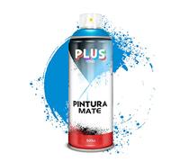 Pintura Spray 520cc para pintar todo tipo de super cies: madera, metal, cartón, tela, piedra, bra de vidrio, plásticos rígidos, etc para bricolaje y DIY.Azul Mediterráneo (Ref:654)(Paquete de 1)