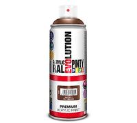 Pintura spray Acrílica Brillo PINTYPLUS EVOLUTION 520cc Nut brown Ral 8011