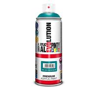 Pintura spray Acrílica Brillo PINTYPLUS EVOLUTION 520cc Water blue Ral 5021